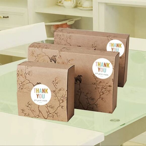 500pcs/roll 1 Inch Round Thank You Stickers For Small Business - Picture 9 of 9